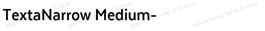 TextaNarrow Medium字体转换